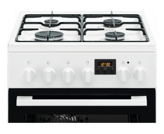 Electrolux LKK540201W gāzes plīts balta 50cm Gāzes Plītis