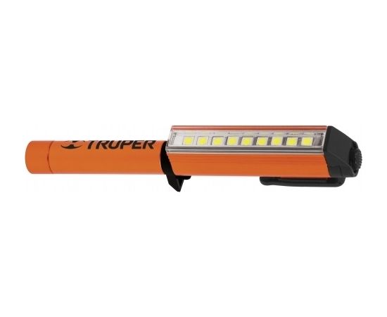 Truper Aluminium pen flashlight, 3AAA batteries 18364