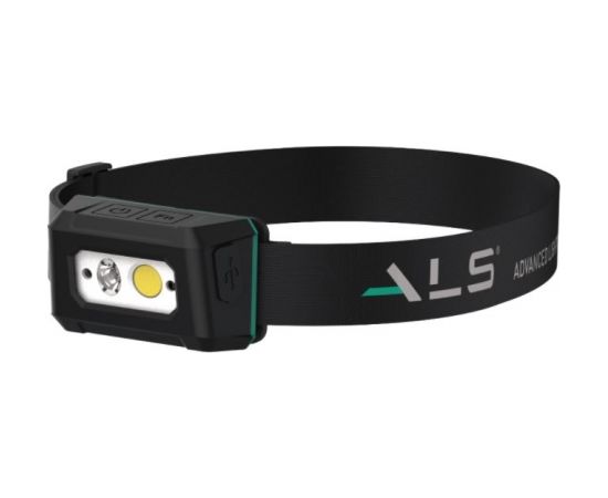 ALS Head lamp (work light) 20-200lm LED, rechargeable, 2 different modes, motion sensor.