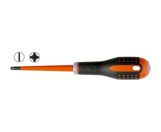 Bahco Insulated screwdriver ERGO™ SLIM Combi SL6/PZ2x100mm 1000V VDE