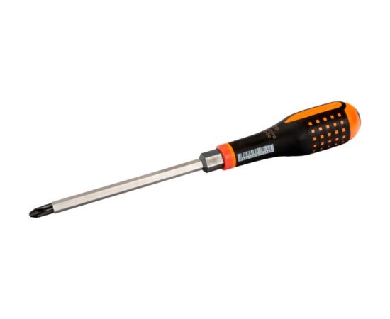 Bahco Screwdriver ERGO™ Phillips PH2x125mm with 11mm hex through blade