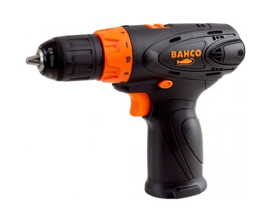 Bahco Cordless drill with brushless motor 12V, 3/8"-10mm quick chuck, 2 speeds and 11 torque settings