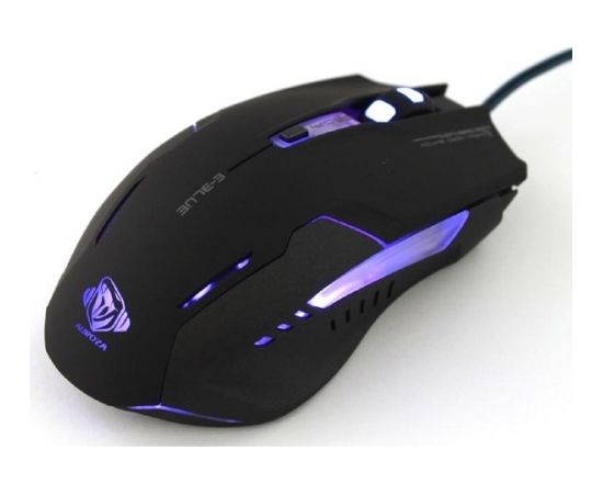 E-Blue Aurora Spēļu Datora Pele ar Papildus Pogām / LED RGB / 3000 DPI / Avago Chipset / USB Melna