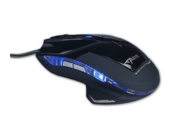 E-Blue EMS124BK Mazer Игровая мышь с Дополнительными кнопками / LED Подсветка RGB / 2400 DPI / Avago Chipset / USB Черная