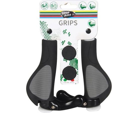 Velo rokturi ERGO GRIPS 13cm ar pagarinājumu 6.5cm