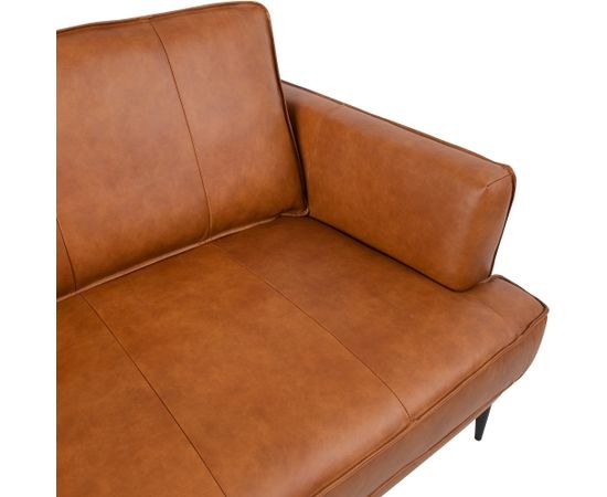 Dīvāns LEO 194x86xH85cm, gaiši brūns