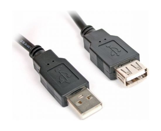 Omega AM-AF USB Провод Удлинитель 3м Черный