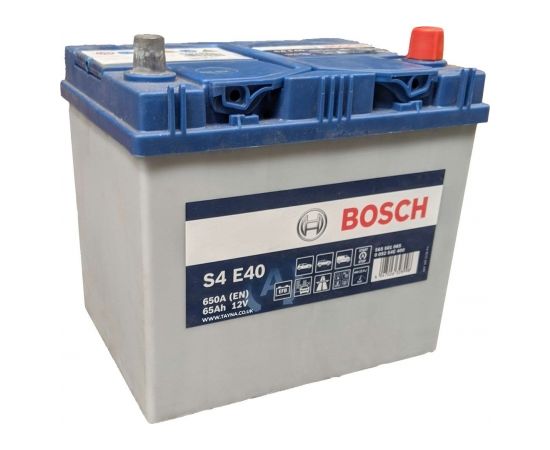 Bosch S4 E40 12V 65Ah 650A (EN) R+ EFB 232x173x225-+ Akumulators