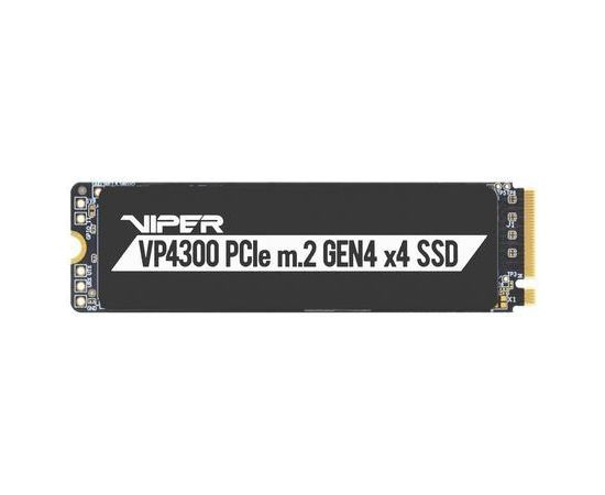 SSD|PATRIOT|Viper VP4300|1TB|M.2|PCIE|NVMe|Write speed 5800 MBytes/sec|Read speed 7400 MBytes/sec|TBW 1000 TB|VP4300-1TBM28H