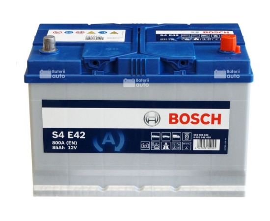 Bosch S4 E42 85Ah 800A Startera akumulatoru baterija