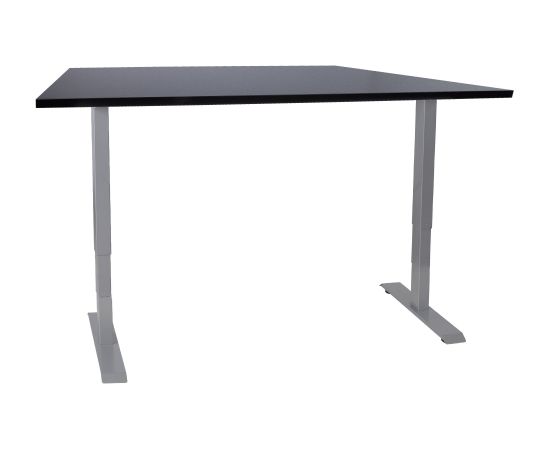 Desk ERGO with 2-motors 140x80x60-125cm black