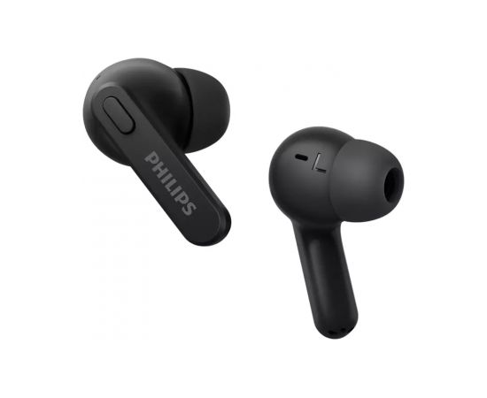 PHILIPS in-ear true bezvadu austiņas ar portatīvo uzlādes ietvaru, melnas - TAT2206BK/00