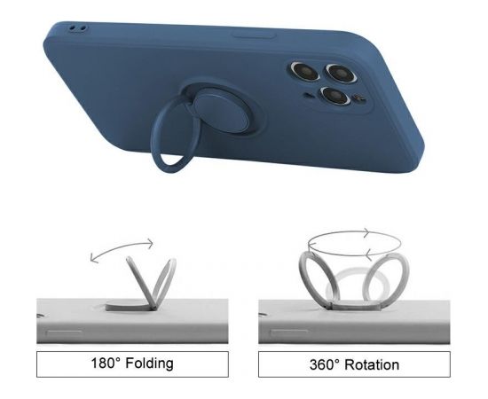 Mocco Pastel Ring Silicone Back Case Силиконовый чехол для Xiaomi Mi 10T 5G Cиний