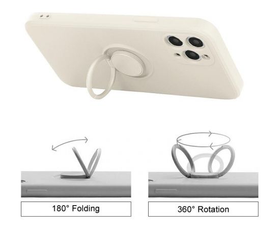 Mocco Pastel Ring Silicone Back Case Aizmugurējais Silikona Apvalks Priekš Xiaomi Mi 10T 5G Gaiši Pelēks