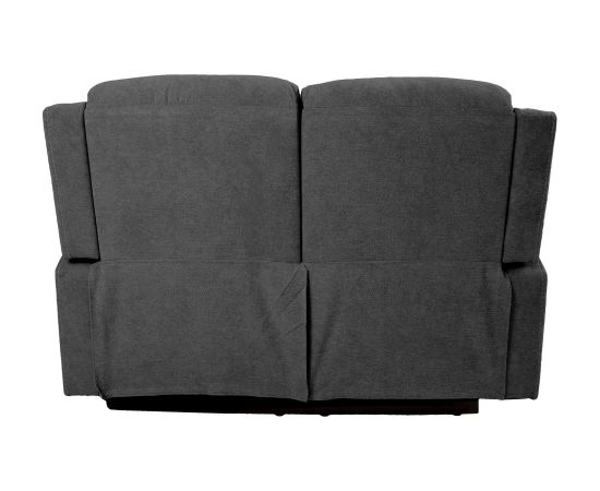 Dīvāns MIMI 2-vietīgs 153x93xH102cm, elektriskais dīvāns, pelēks