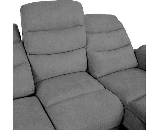 Диван-кресло MIMI 3-местный, 208x93xH102см, электрическое кресло, серый