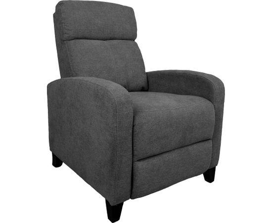 Atpūtas krēsls ENIGMA ar manuālu mehānismu 68x91xH100cm, pelēks Atpūtas krēsls 