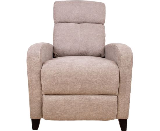 Atpūtas krēsls ENIGMA ar manuālu mehānismu 68x91xH100cm, bēšs Atpūtas krēsls 