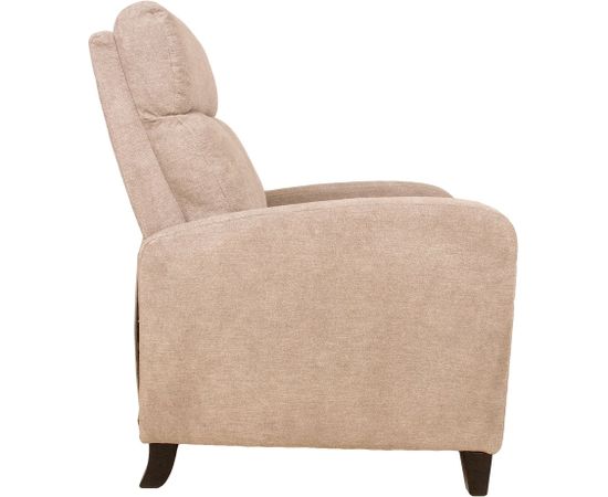 Atpūtas krēsls ENIGMA ar manuālu mehānismu 68x91xH100cm, bēšs Atpūtas krēsls 