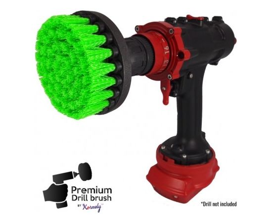 Профессиональная щетка Premium Drill Brush - средний, зеленый, 10цм.