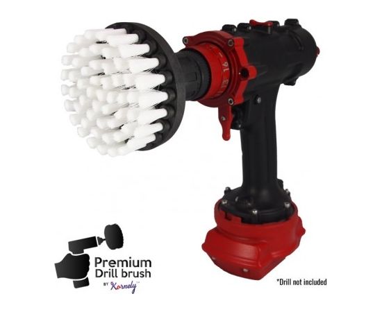 Профессиональная щетка Premium Drill Brush - очень мягкий, белый, 10цм.