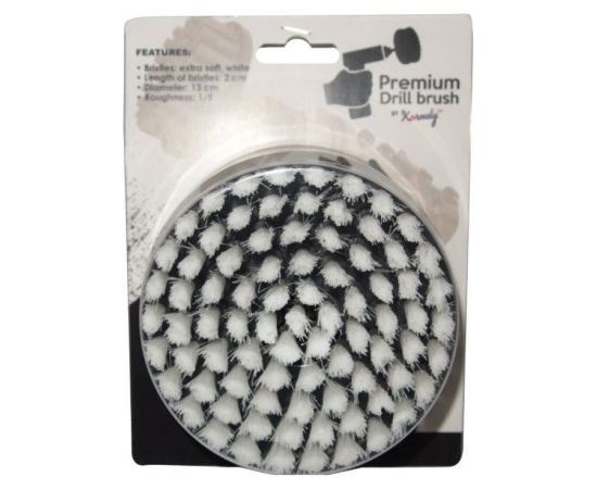 Профессиональная щетка Premium Drill Brush - очень мягкий, белый, 10цм.