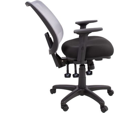 Darba krēsls SAGA 65,5x64xH94,5-114cm, melns