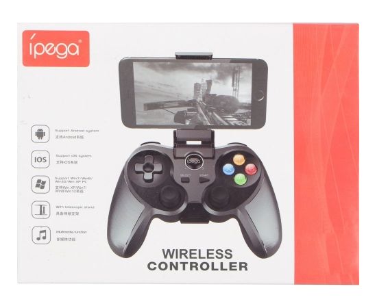 iPega PG-9078 Bluetooth 3.0 Универсальный геймпад для устройств PS3 / PC / Android с держателем смартфона