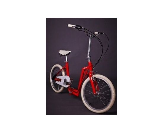 The-sliders Metro Red gaumīgs un ērts, saliekams velosipēds