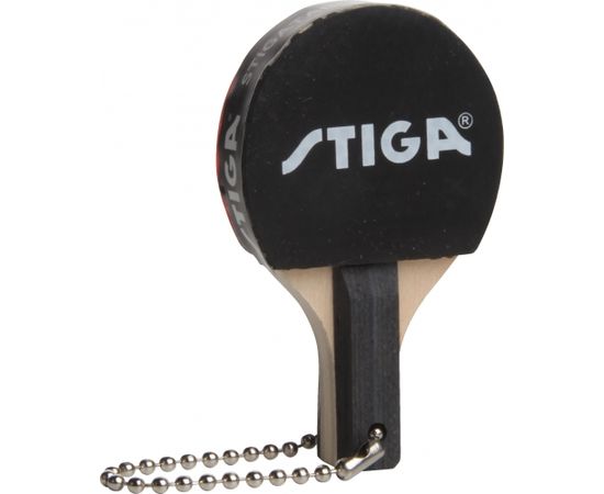 Stiga Breloks Super Minibat ( mini galda tenisa rakete ) – Black/Red