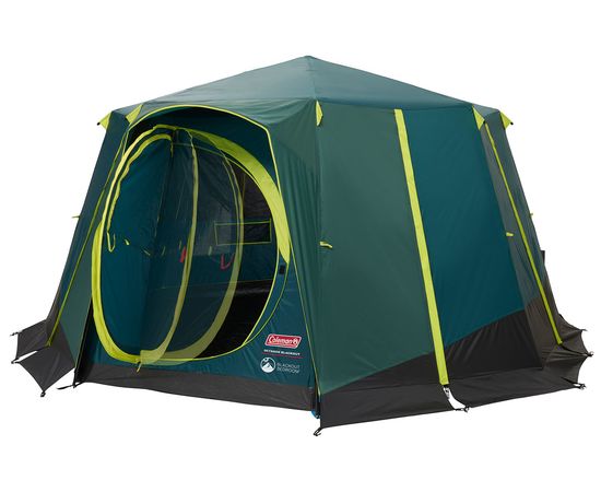 Coleman Cortes Octagon 8 Blackout BEDROOM telts (dark green, model 2020)