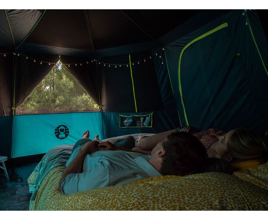 Coleman Cortes Octagon 8 Blackout BEDROOM telts (dark green, model 2020)