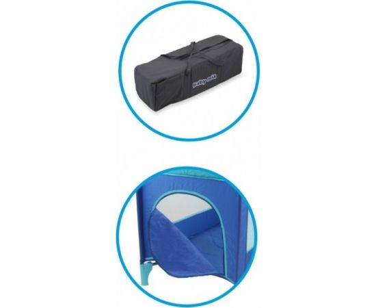 Baby Mix Ceļojumu gulta SPARROWS 8052-186 pink (33204) Akcija Bērnu gultiņas