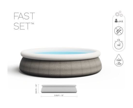Бассейн Bestway «Fast Set», 396х 84см Бассейны