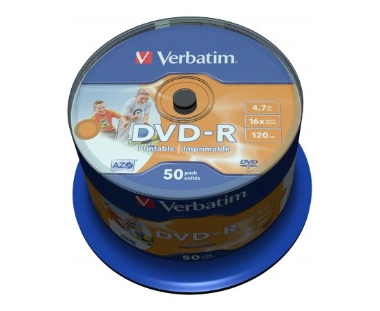 VERBATIM 50x DVD-R 4,7 GB 16x SP