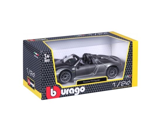 BBURAGO automašīna 1/24 Porsche 918 Spyder, 18-21076