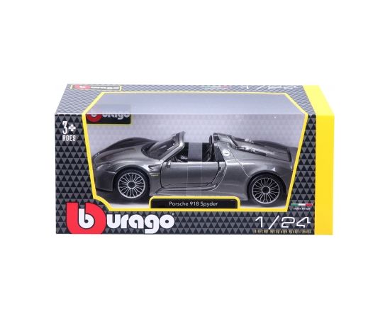 BBURAGO car model 1/24 Porsche 918 Spyder, 18-21076