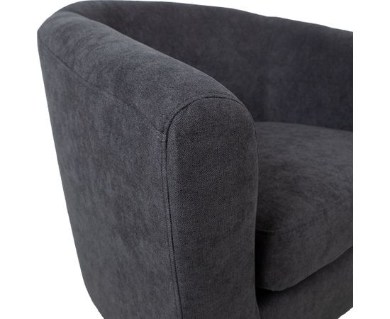 Кресло WESTER 76x68,5xH74см, темно-серая ткань