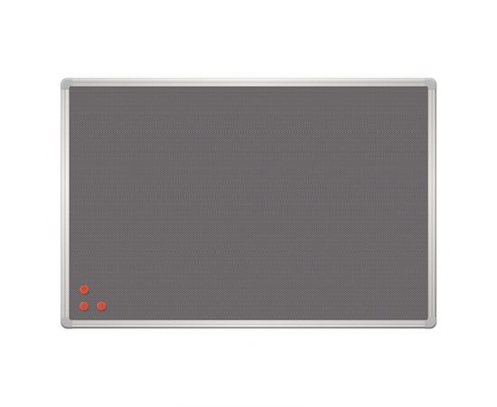 Magnētiska sieta tāfele PinMag 2x3 sudraba rāmī, 60 x 90 cm