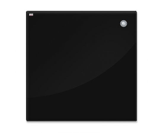 Magnētiskā stikla tāfele 2x3 45 x 45 cm, melna (TSZ4545 B)