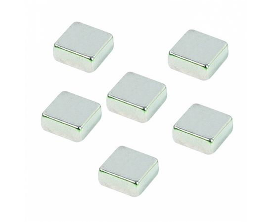 Magnēti stikla tāfelei 2X3, 10 x 10 x 6 mm; 6 gab./iepak. (AM150)