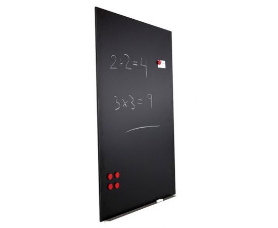 Tāfeles panelis ROCADA SkinChalkBoard, 75 x 115 cm, melns