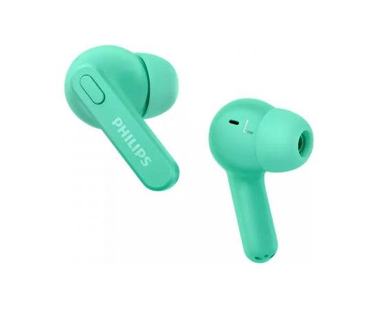 PHILIPS TAT2206GR/00 in-ear true bezvadu austiņas ar portatīvo uzlādes ietvaru, zaļas