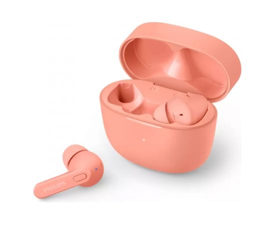 PHILIPS TAT2206PK/00 in-ear true bezvadu austiņas ar portatīvo uzlādes ietvaru, rozā Austiņas