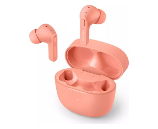 PHILIPS TAT2206PK/00 in-ear true bezvadu austiņas ar portatīvo uzlādes ietvaru, rozā Austiņas