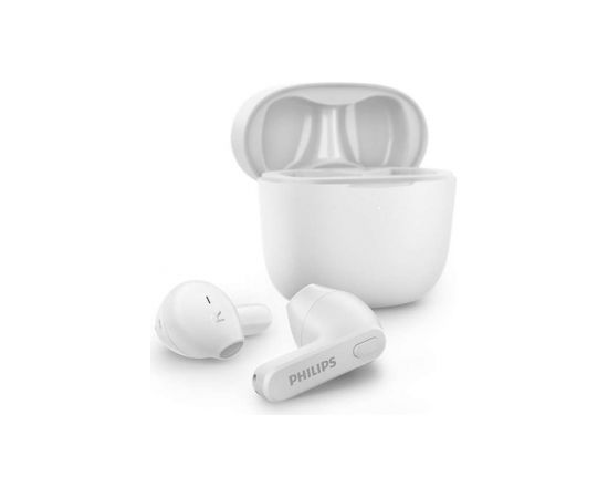 PHILIPS TAT2236WT/00 in-ear true bezvadu austiņas ar portatīvo uzlādes ietvaru, baltas