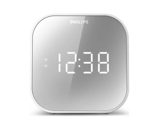 PHILIPS TAR4406/12 radio pulkstenis, balts