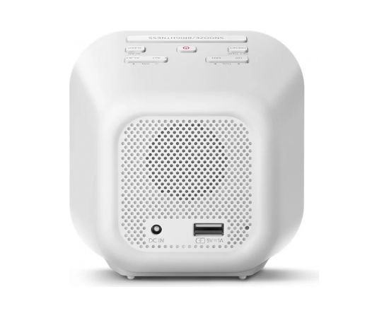 PHILIPS TAR4406/12 radio pulkstenis, balts