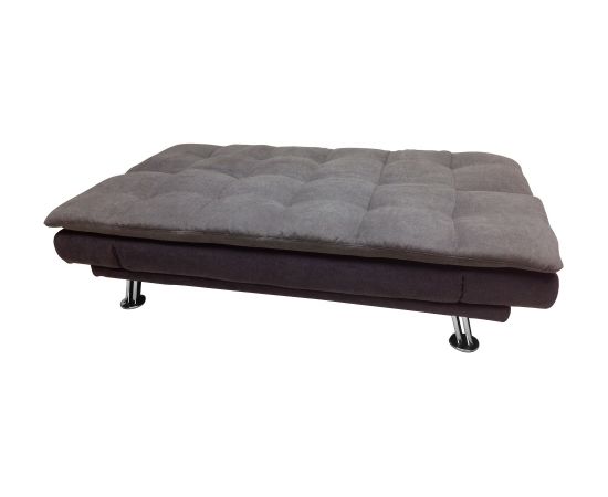 Dīvāns gulta ROXY 189x88xH91cm, pārklājuma materiāls: audums, krāsa: pelēka - tumši-pelēka