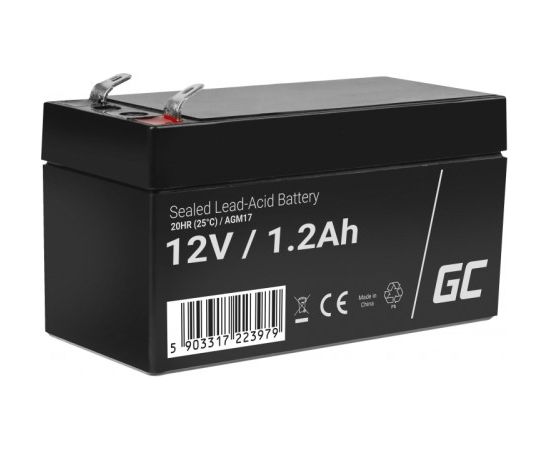 GREEN CELL Battery AGM 6V 3.2 Ah